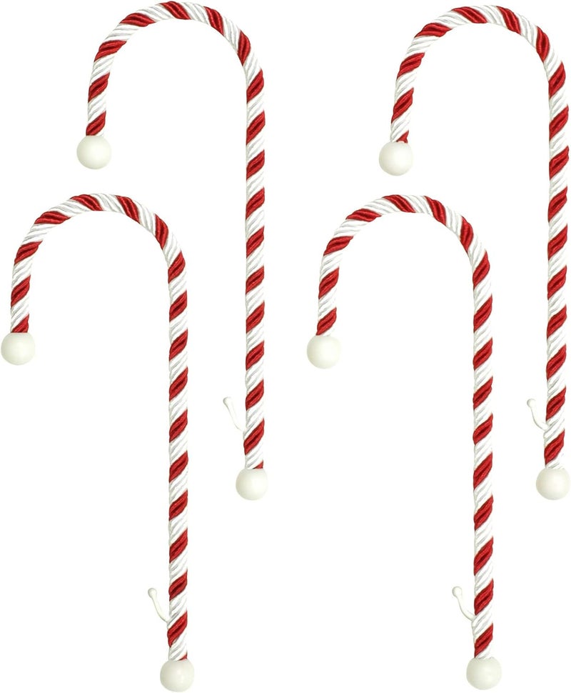 Haute Decor Candy Cane Stocking Holder - 4-Pack - Image 1